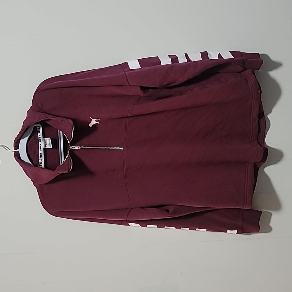 Victorias Secret Pink Quarter Zip Pullover